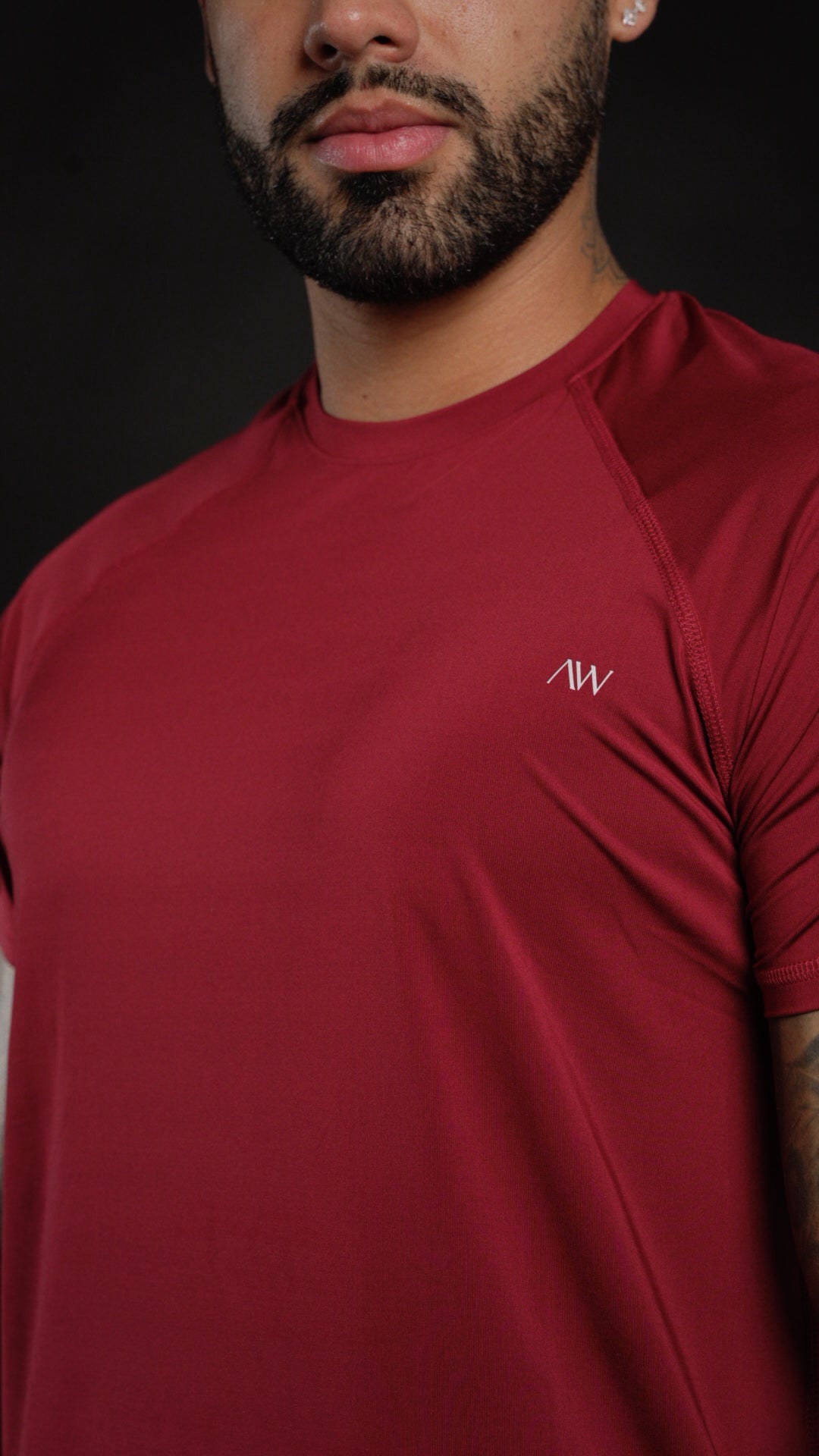 Advance Pro T-Shirt Men Deep Red