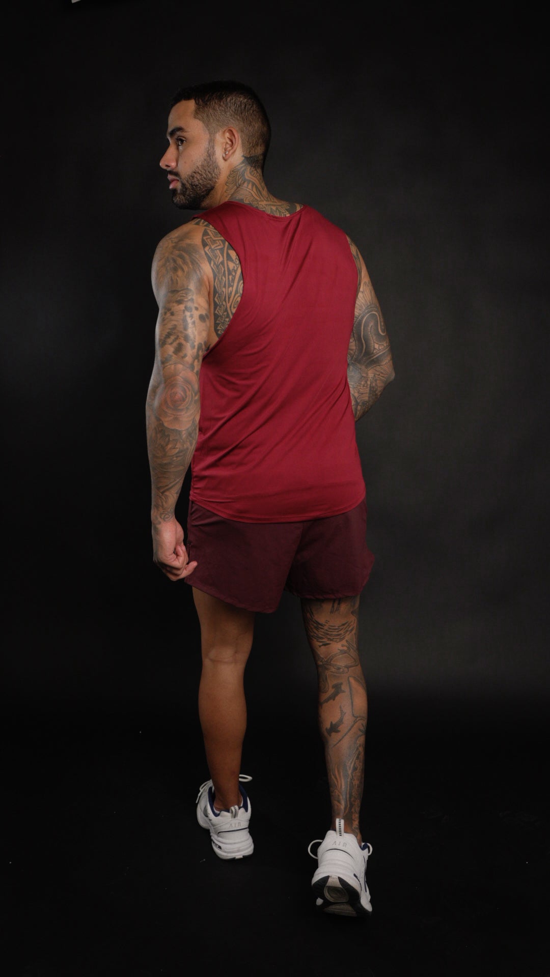 Advance Pro Tank Men Deep Red