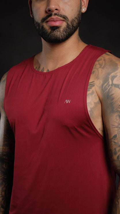 Advance Pro Tank Men Deep Red