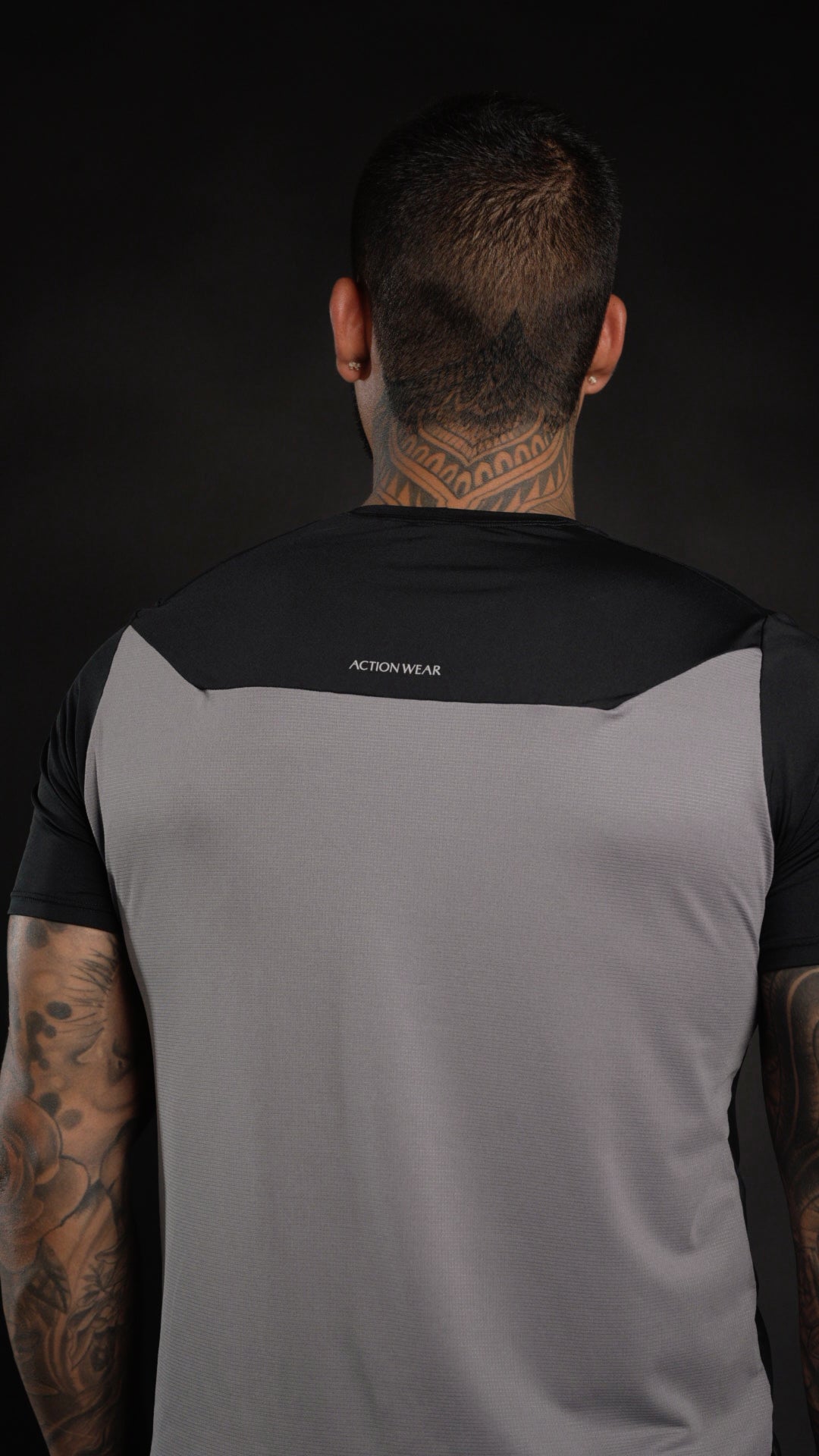 Crimson men short sleeve t shirt Negro