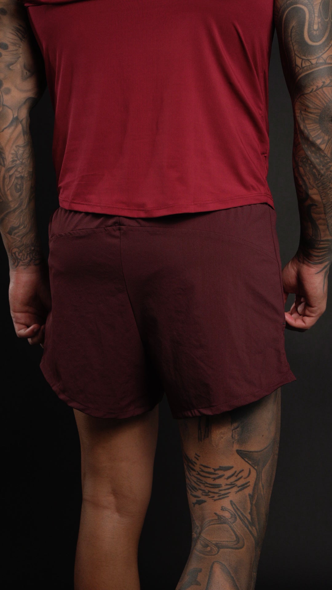 Savage Short Men Deep Wine