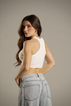 Rib Tank Top Crudo