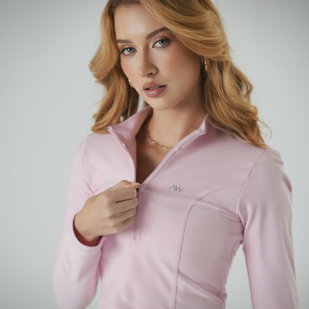 Crop Side Cuts Blush