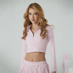 Crop Side Cuts Blush