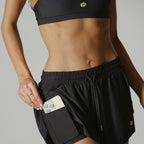 Flow Motion Short Negro Running
