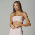 Contrast Strapless Blush