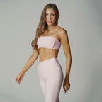 Contrast Strapless Blush