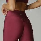 Apple CurveUp Leggings Merlot