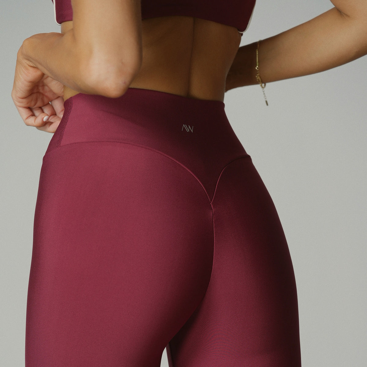 Apple CurveUp Leggings Merlot