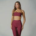 Contrast Strapless Merlot