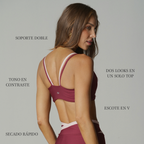 Muse Sport Bra Merlot