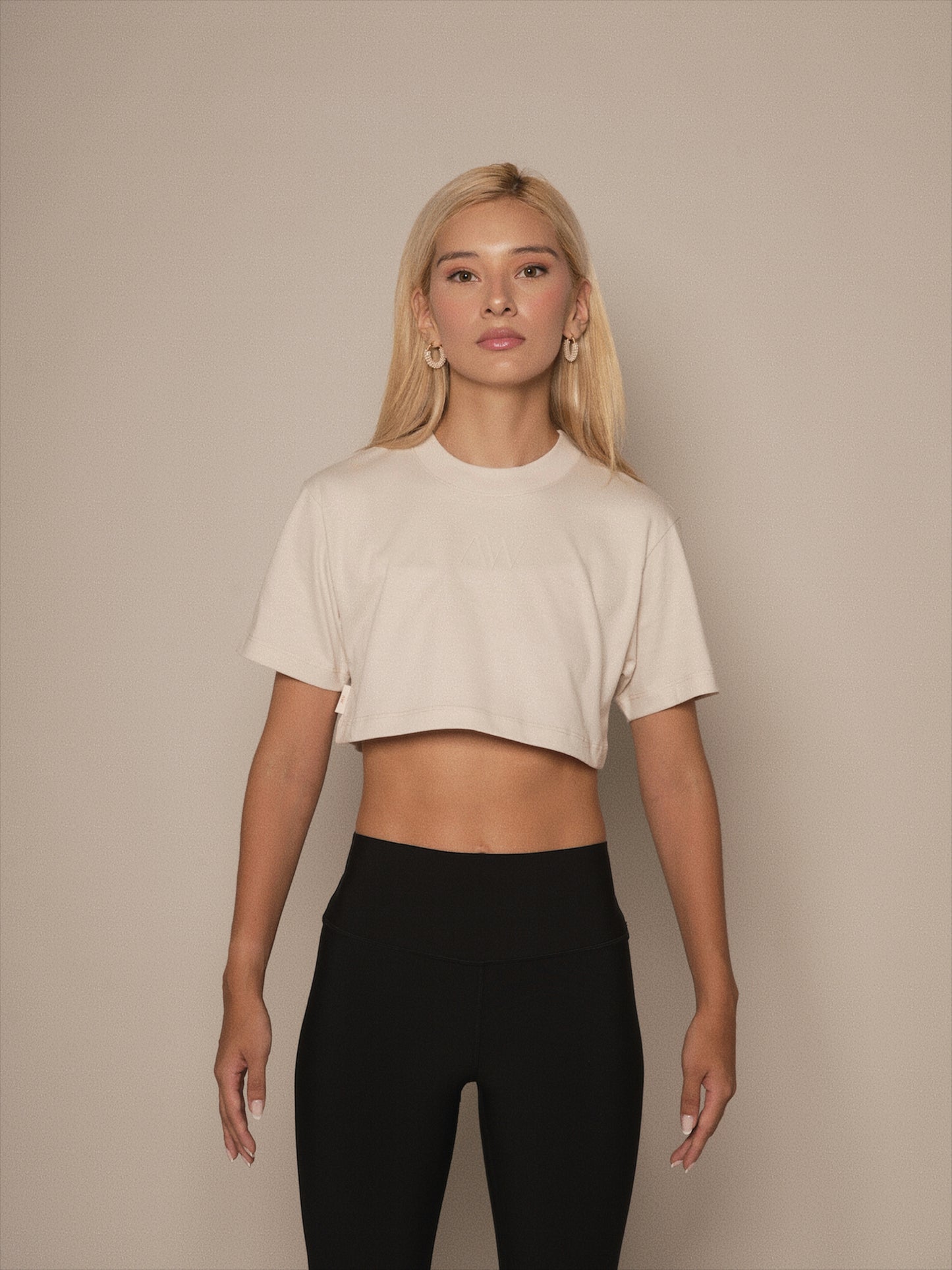 Classic Crop top AW Crema