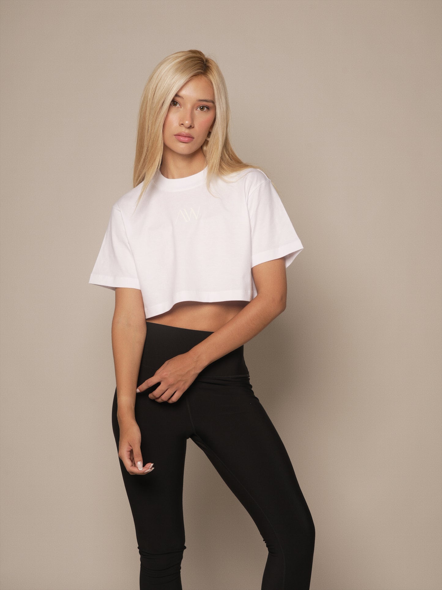 Classic Crop top AW Blanco