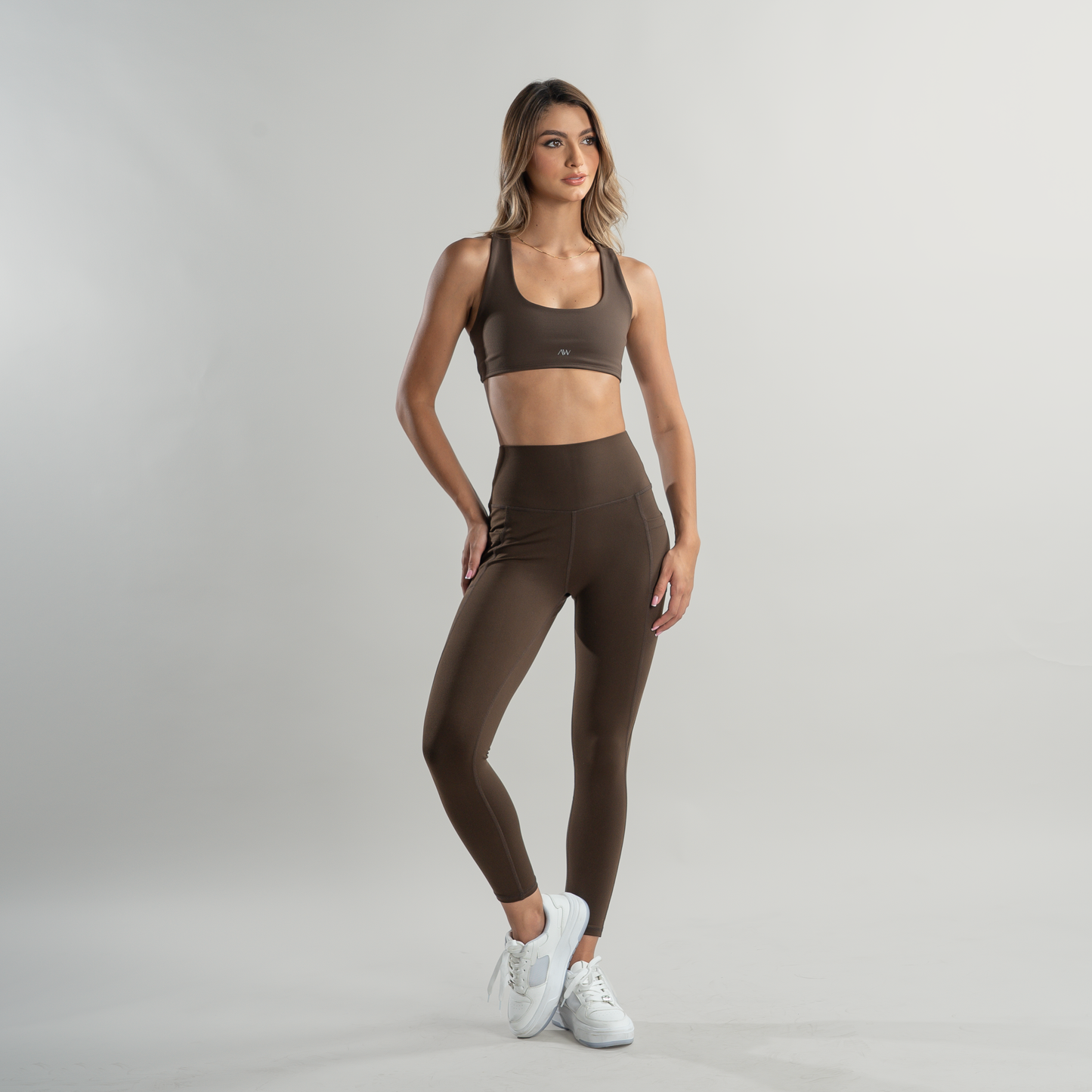 Leggings Pocket Supplex / Bonding Chocolate