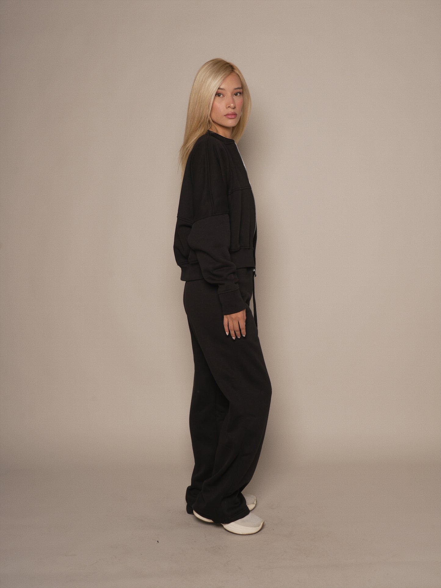 Straight Leg Sweatpant Negro