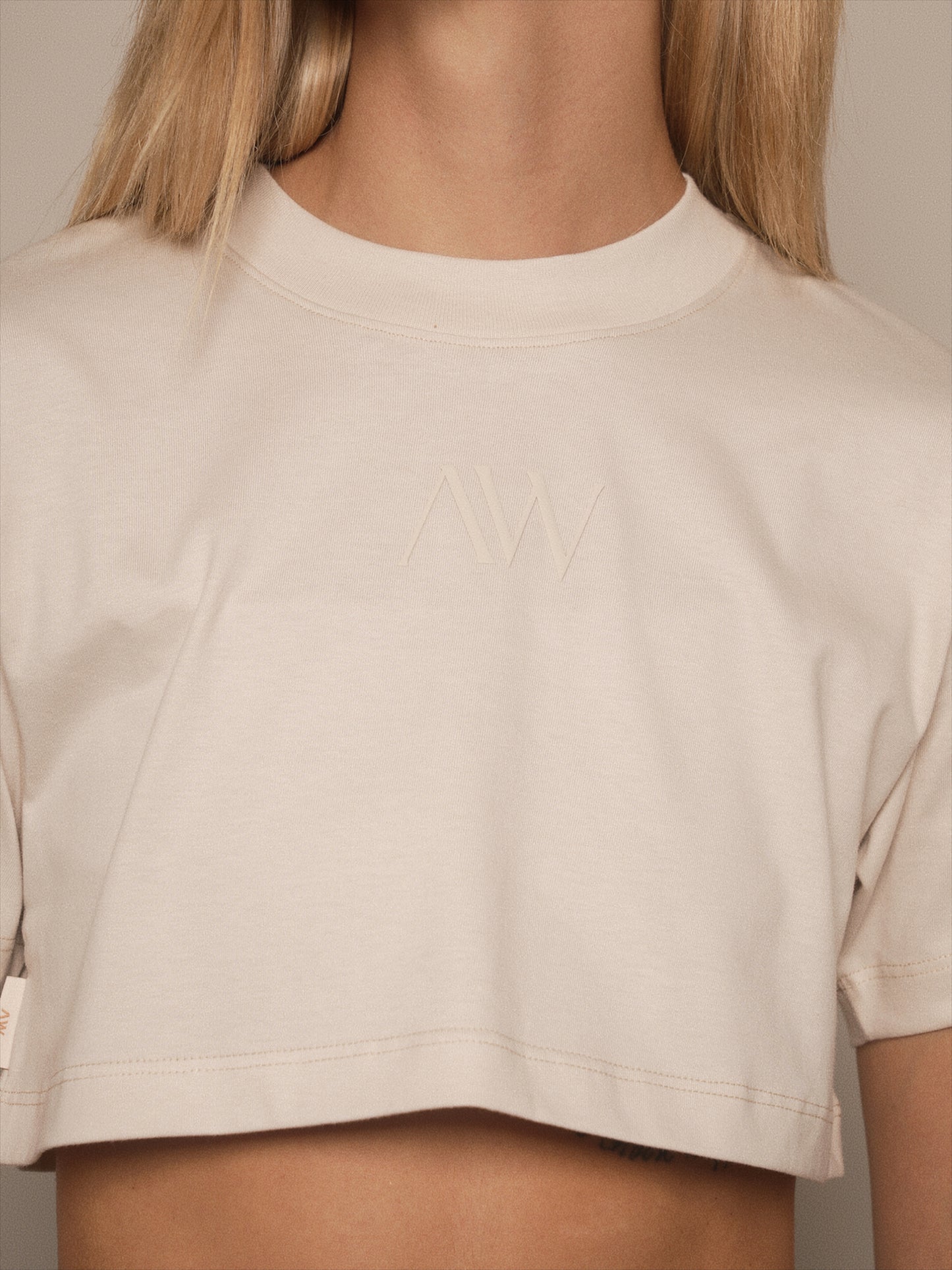 Classic Crop top AW Crema