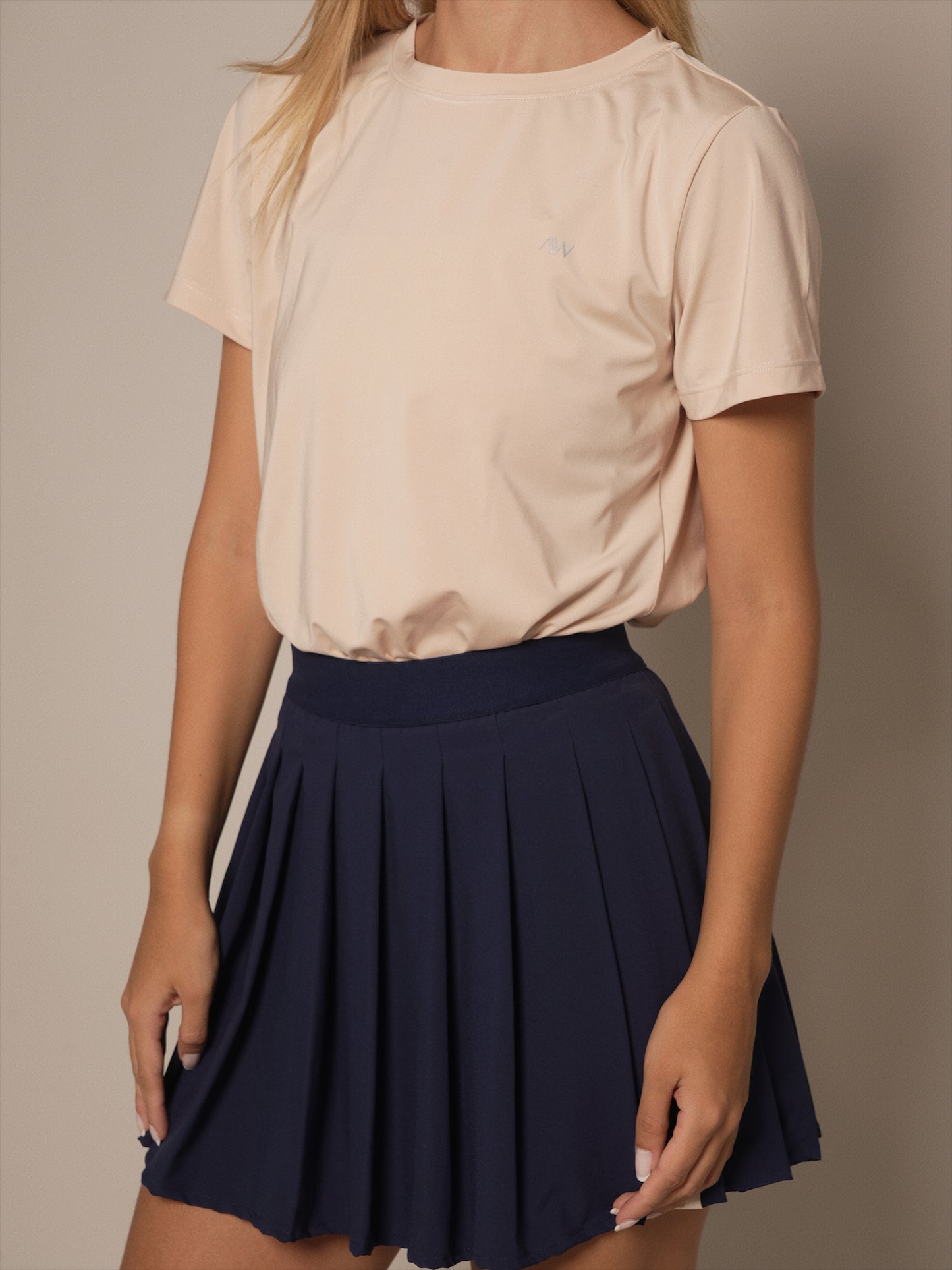 Skirt Pleated Navy