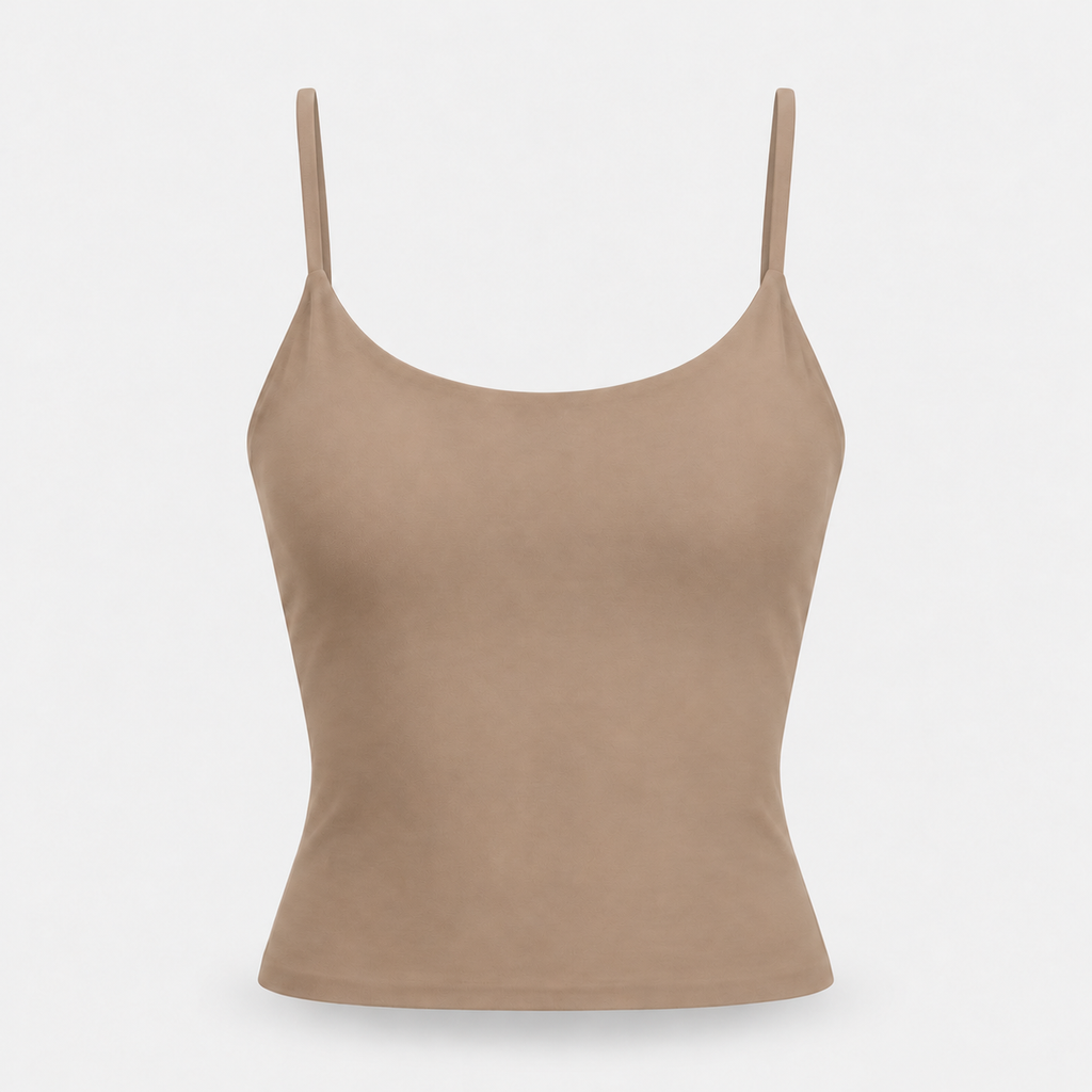 Strappy t shirt Latte