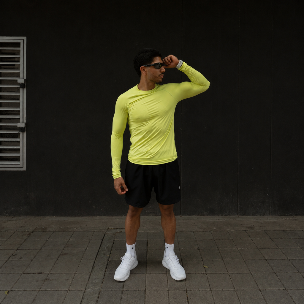 Long Sleeve Men Neon Bloom