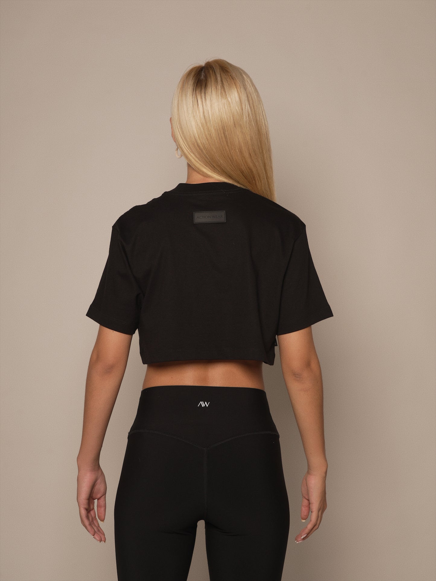 Classic Crop top AW Negro