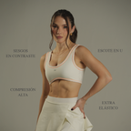 Better Contrast Sport Bra Crudo