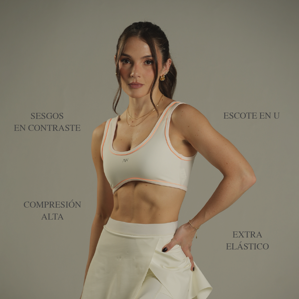 Better Contrast Sport Bra Crudo