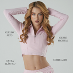 Crop Side Cuts Blush