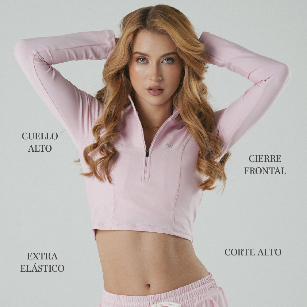 Crop Side Cuts Blush