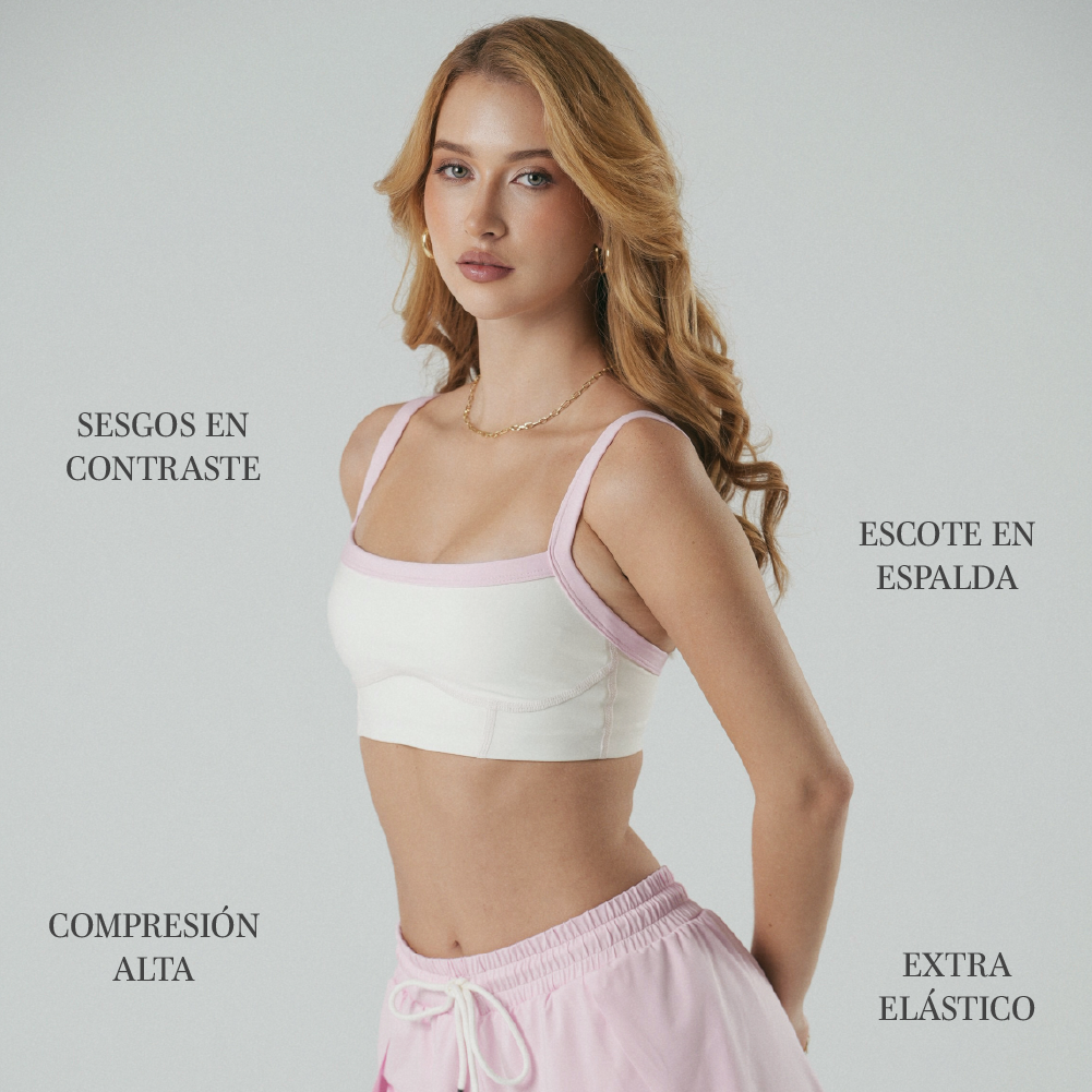 Balance Sport Bra Blush