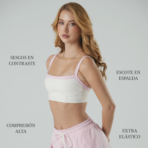 Balance Sport Bra Blush