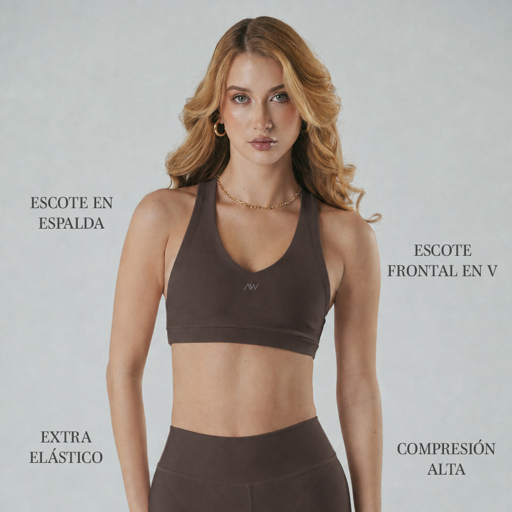 Bloom Sport Bra Macchiato