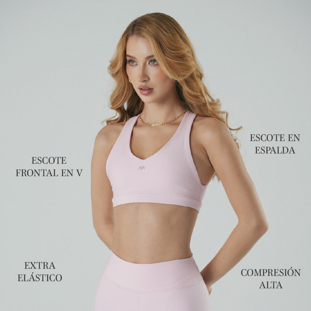 Bloom Sport Bra Blush