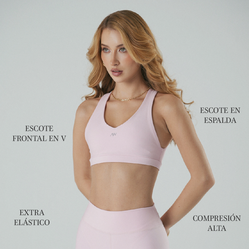Bloom Sport Bra Blush