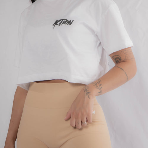 Crop top Blanco