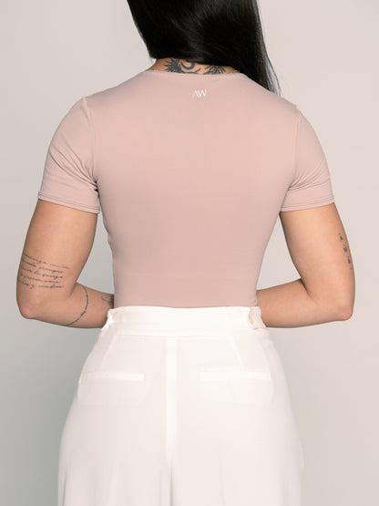 BodySuit Tee Almond