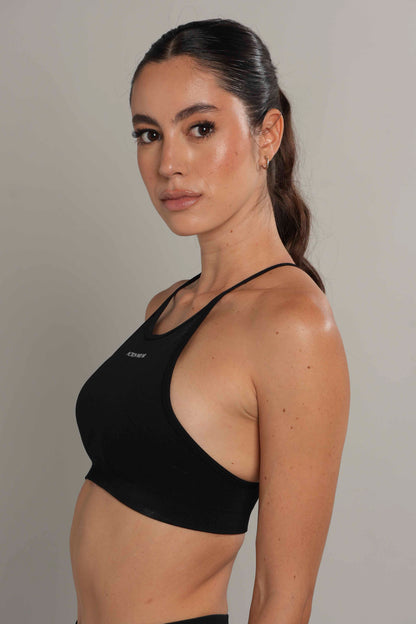 Racerback seamless Negro