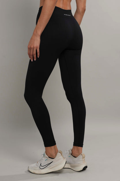 High waist leggings seamless Negro