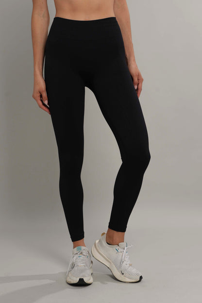 High waist leggings seamless Negro