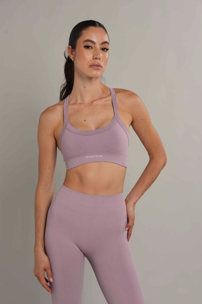 Sculpt Seamless top Lila Oscuro