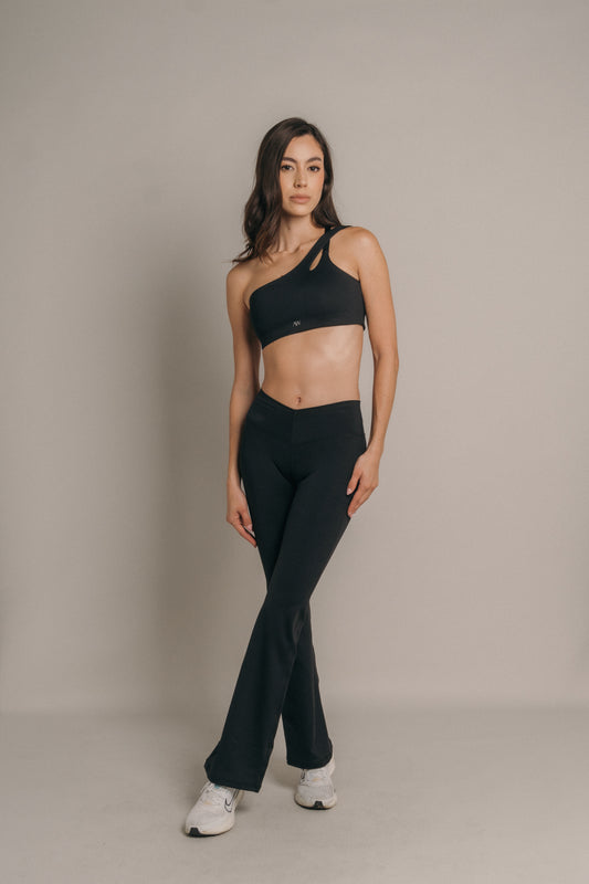 Flare power leggings Negro