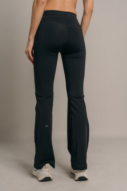 Flare power leggings Negro