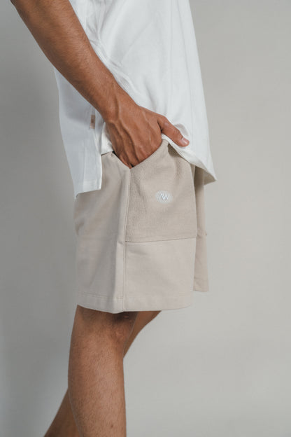 Pantaloneta Texturizada Crudo