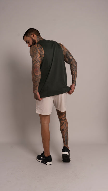 Classic Tank Men Verde militar