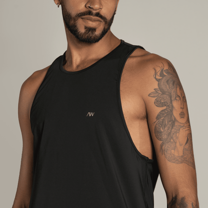 High Neck Tank Negra