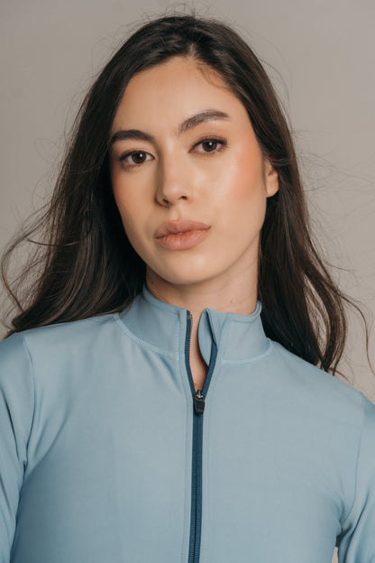 Crop jacket Tourmaline