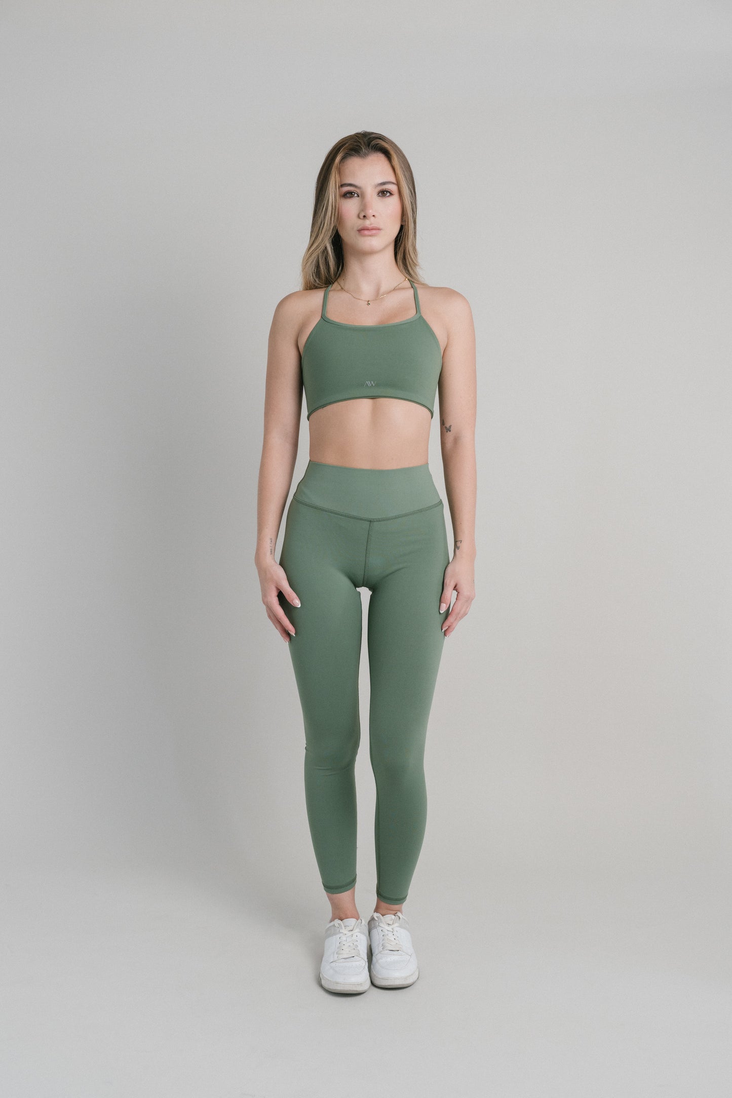 High Waist leggings Suplex Verde Moss