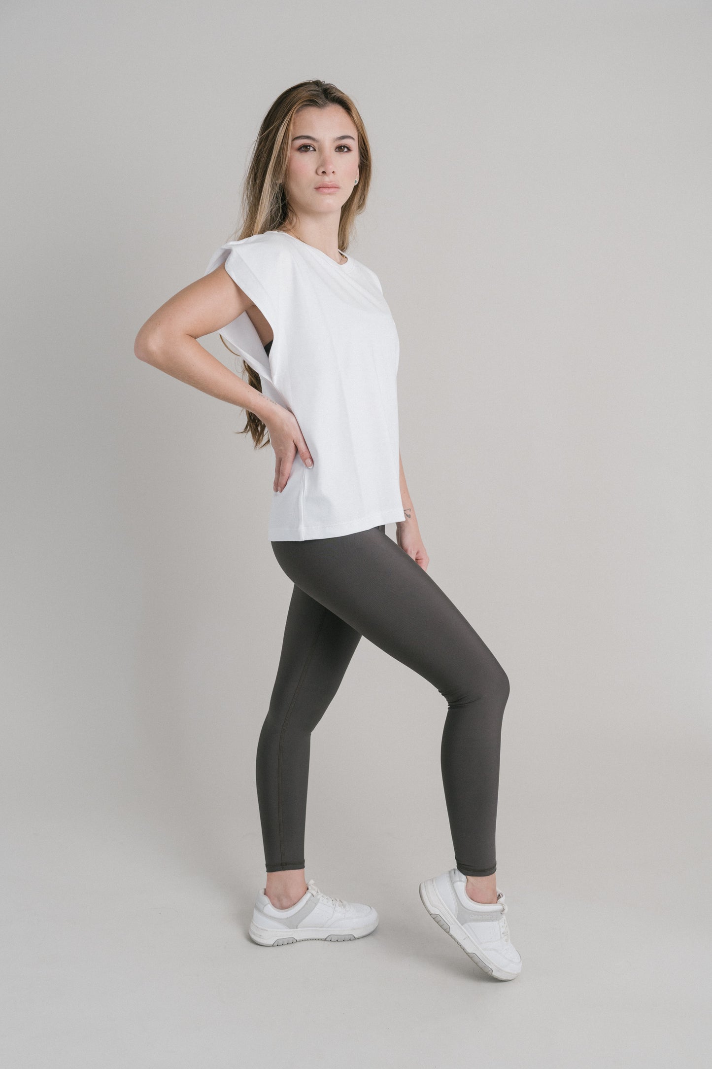 Basic Tank Women Blanco