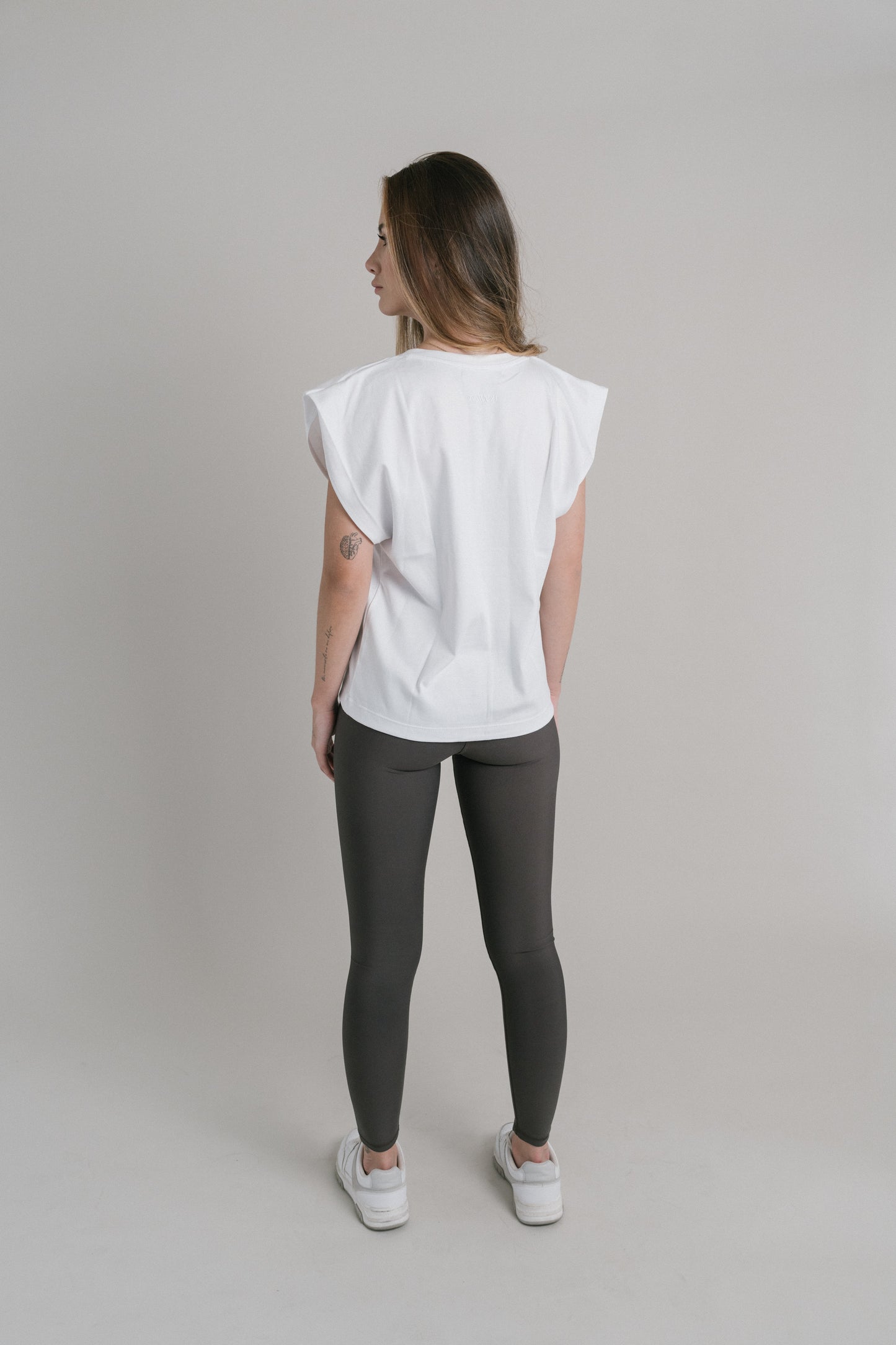 Basic Tank Women Blanco