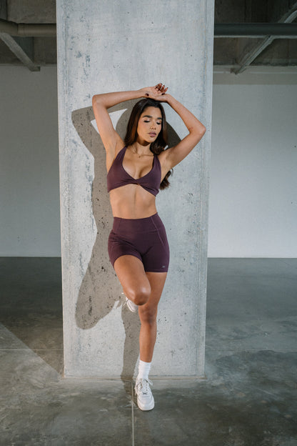 Side cuts biker Pum purple