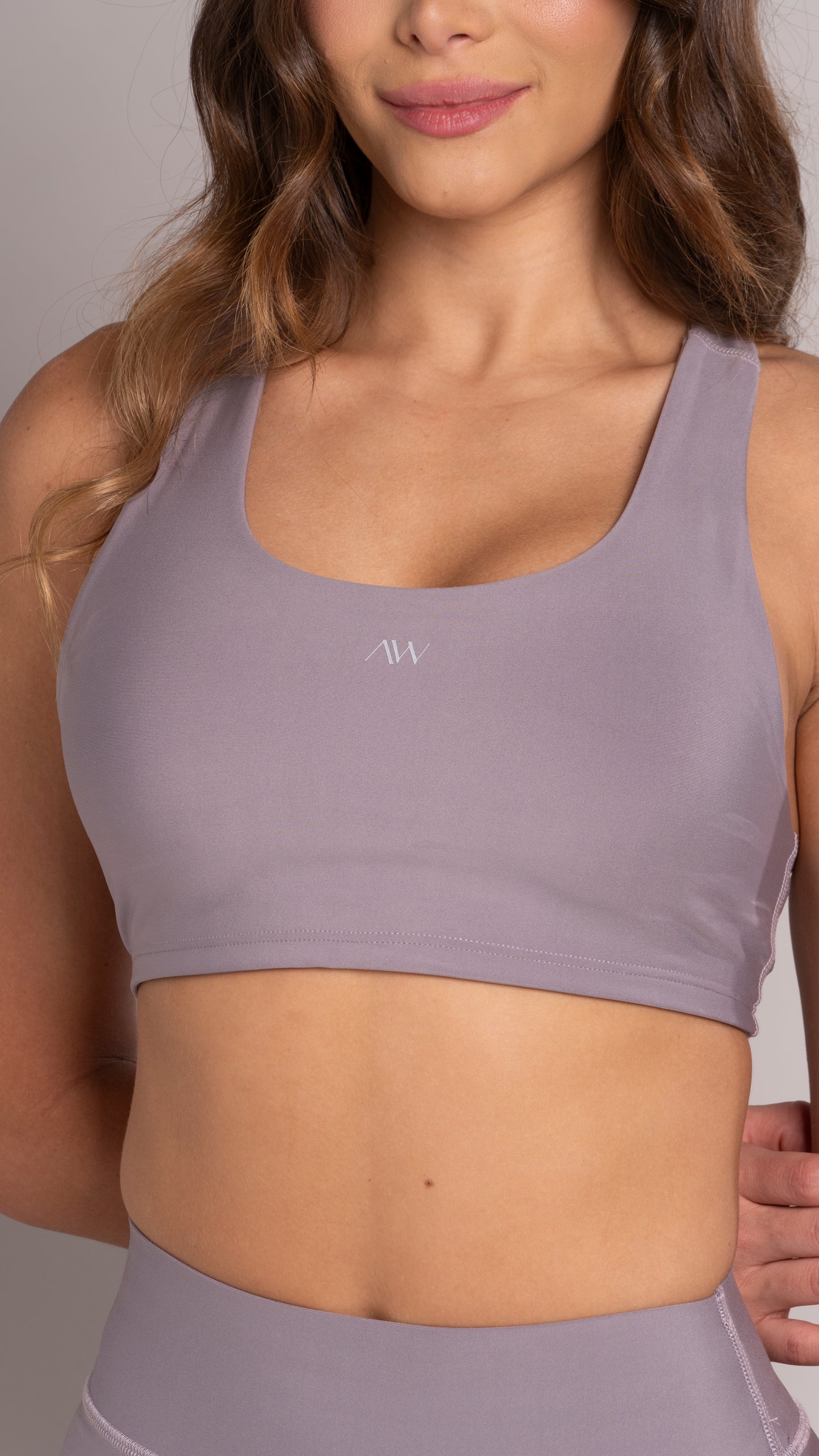 High sport bra Morado